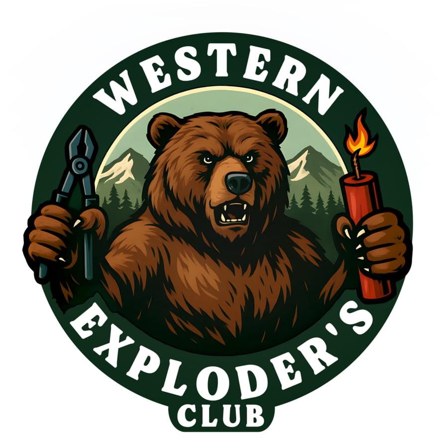 Western Exploders Western Exploder's Club Logo